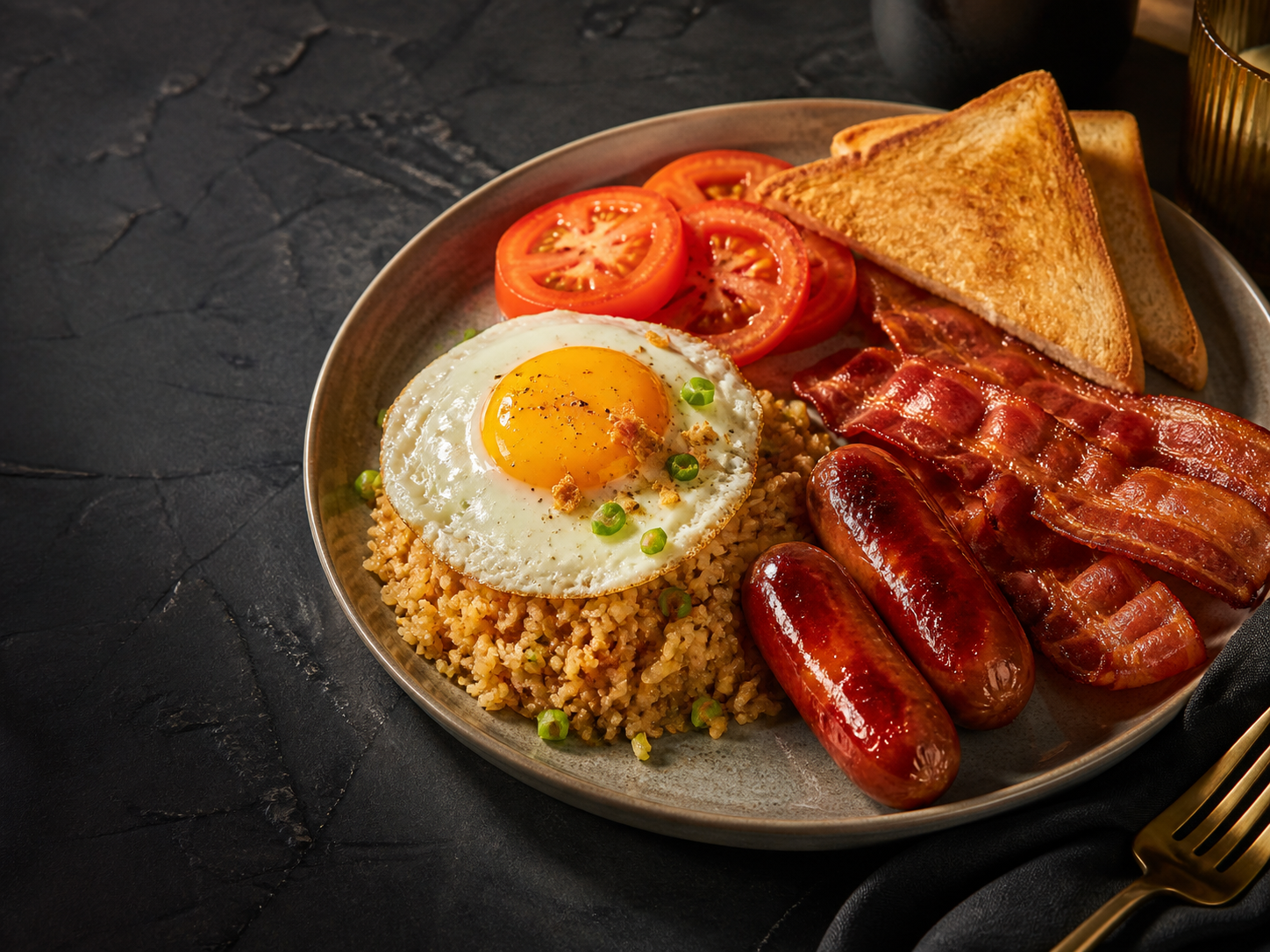 Breakfast selection at Coffee Rock